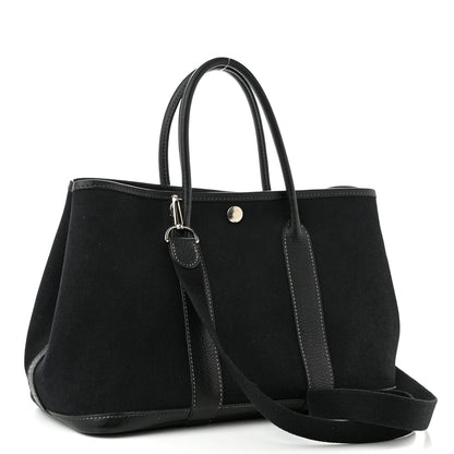 Hermes Toile Buffle Garden Party 30 TPM Black 3 of 13