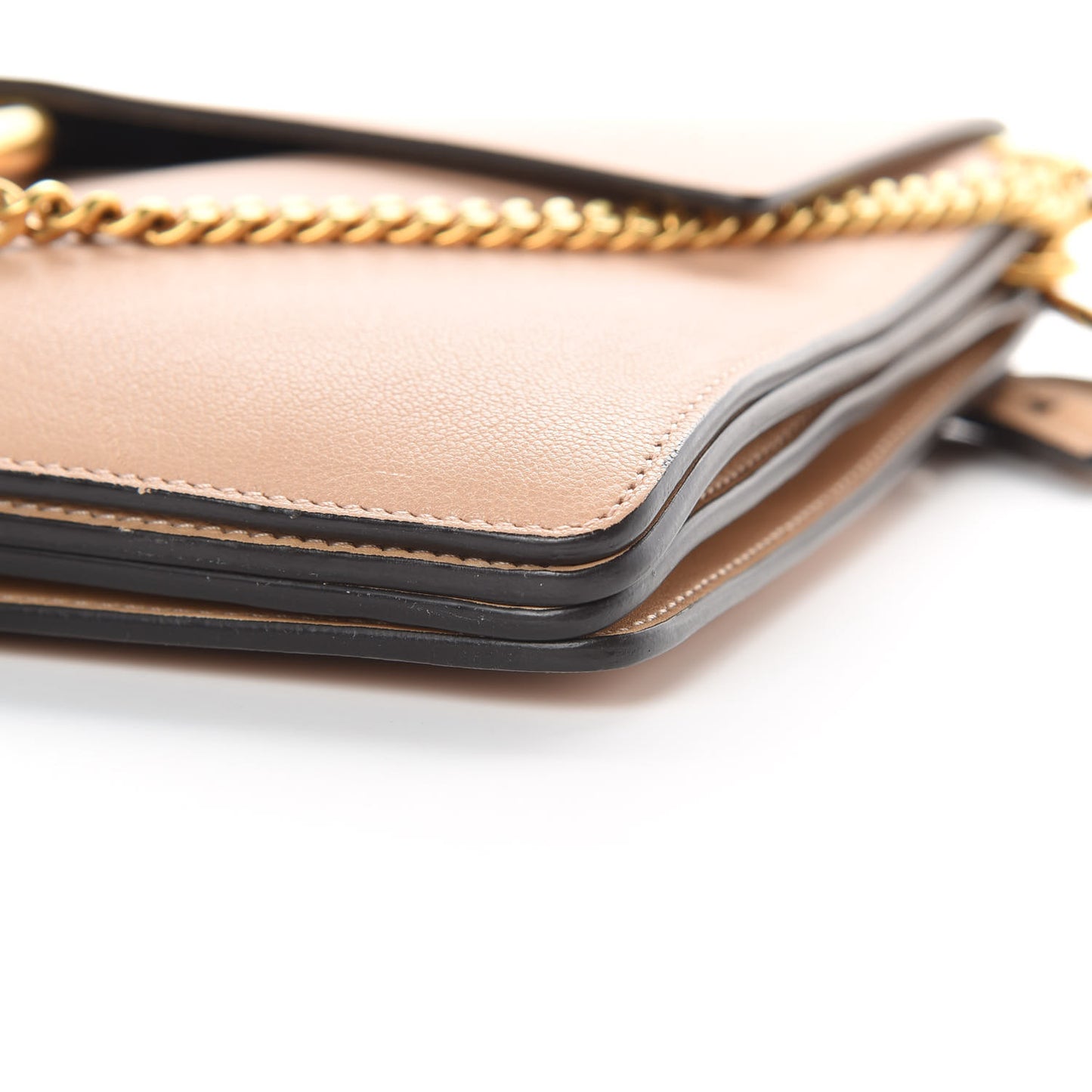 Calfskin Medium Faye Shoulder Bag Biscotti Beige
