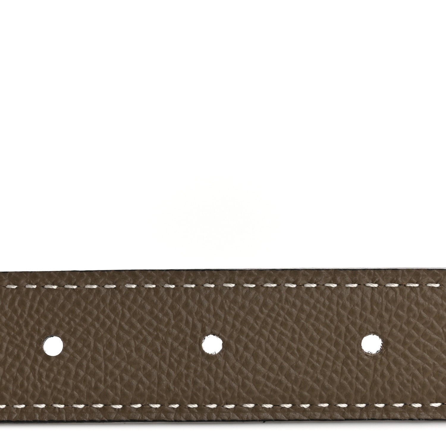 Hermes Swift Epsom 24mm Mini Constance H Belt 100 40 Black Etoupe 4 of 6