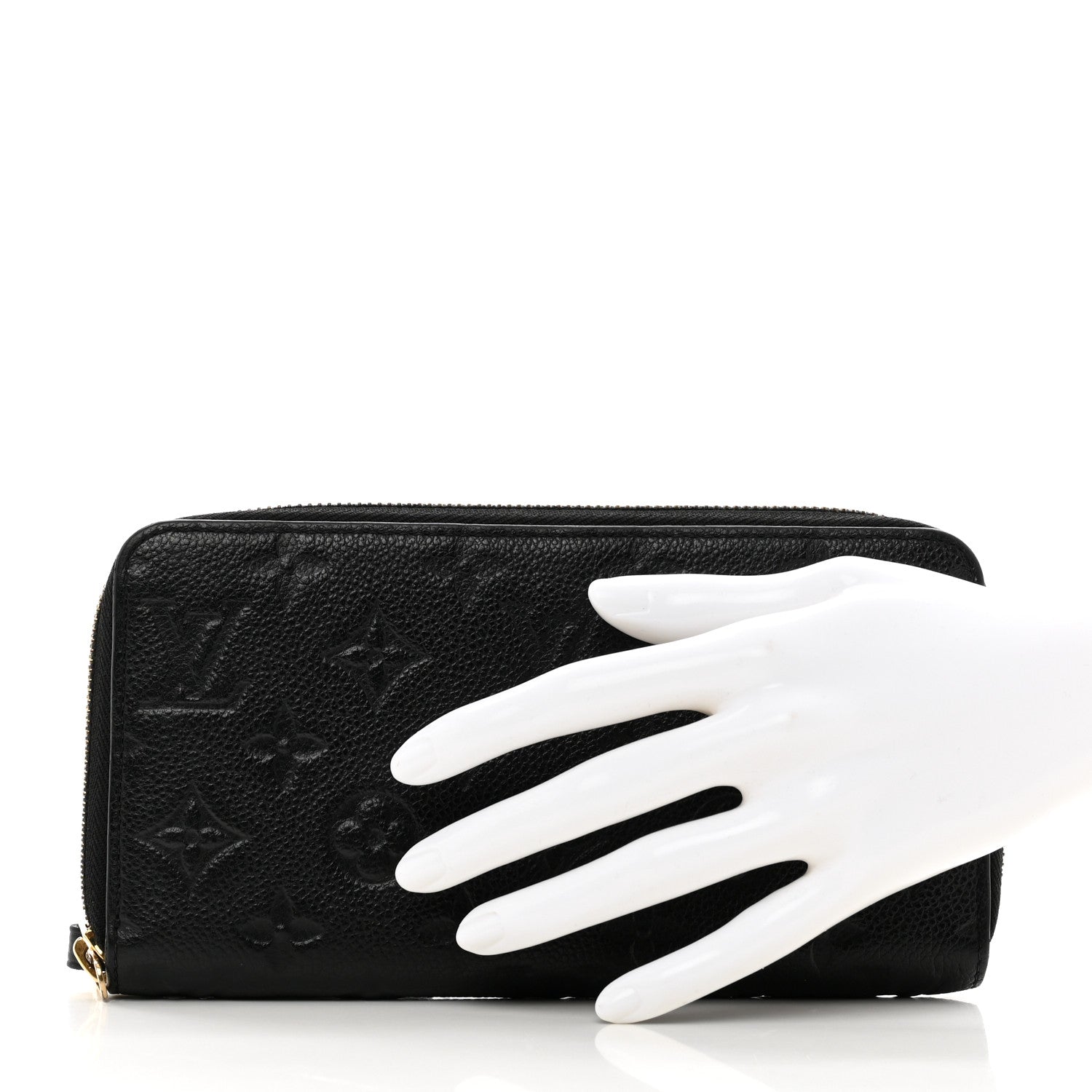Louis Vuitton LOUIS VUITTON Empreinte Zippy Wallet Black 2 of 7