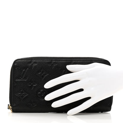 Louis Vuitton LOUIS VUITTON Empreinte Zippy Wallet Black 2 of 7