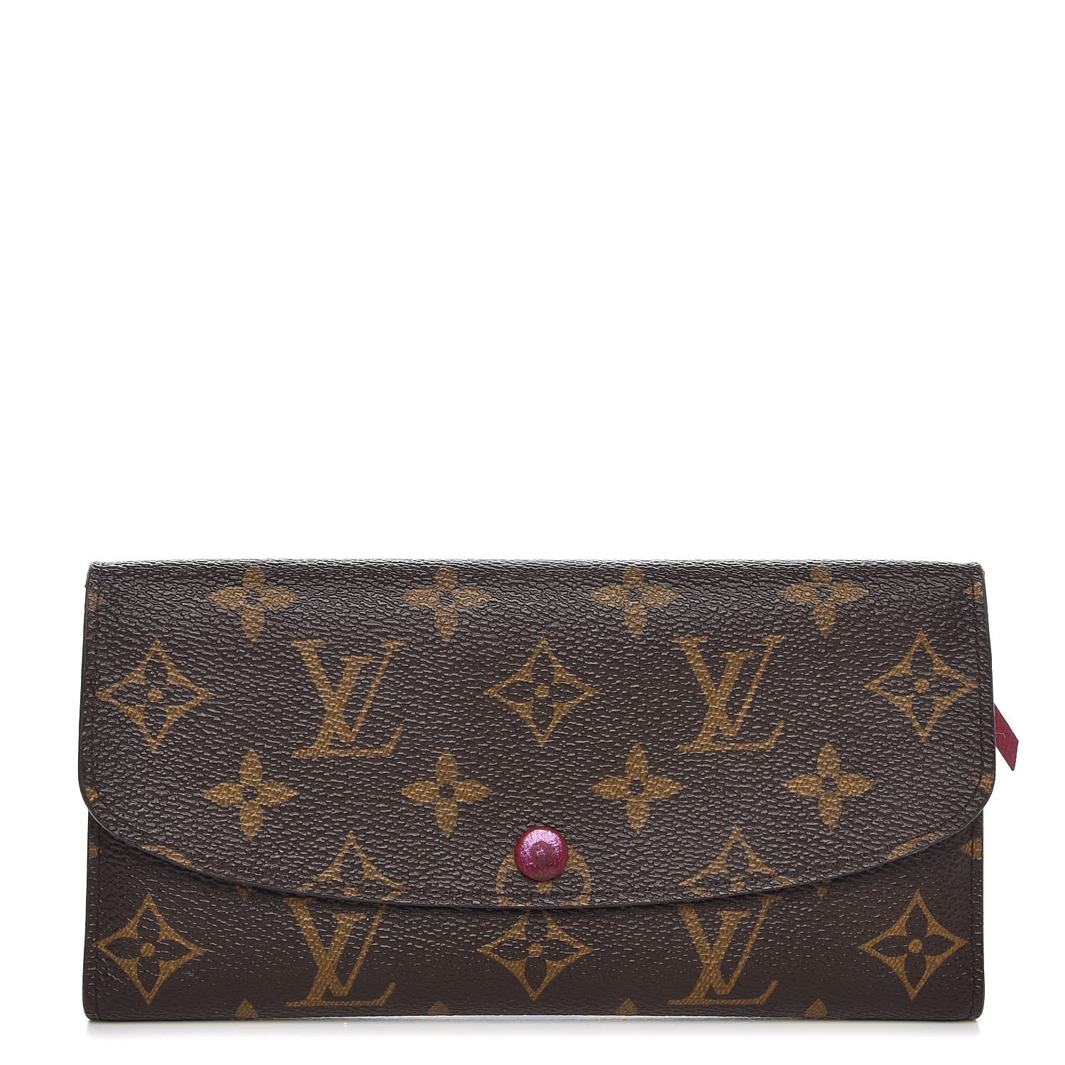 Louis Vuitton Monogram Emilie Wallet Fuchsia 1 of 9