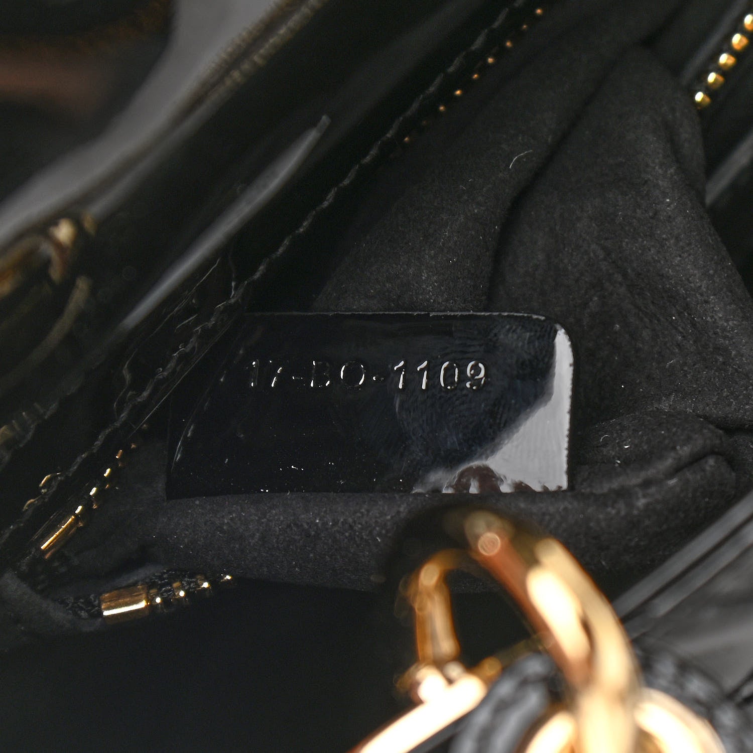 Christian Dior Patent Cannage Mini Lady Dior Black 7 of 11