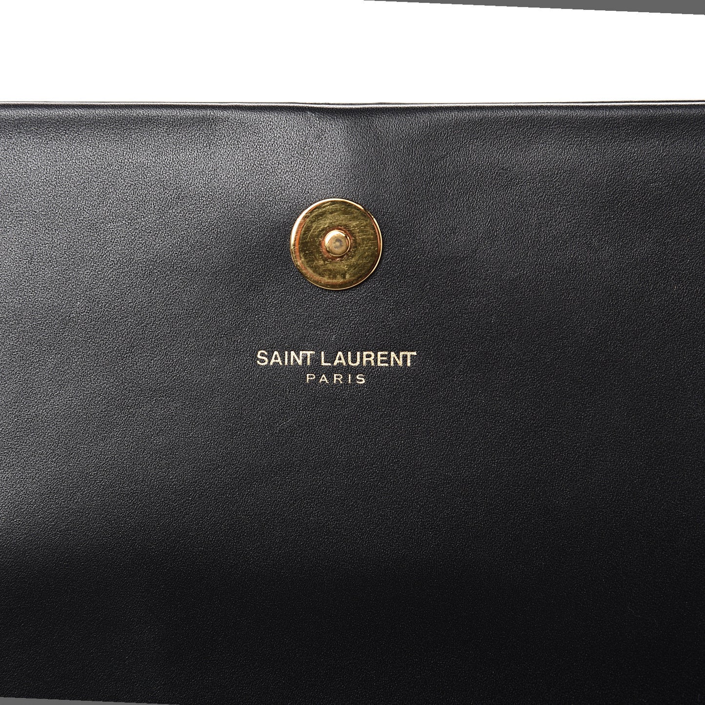 Calfskin Classic Monogram Tassel Clutch Black