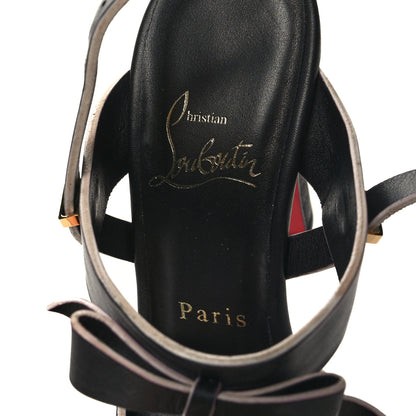 Christian Louboutin Nappa Bow Open Toe Sandals 36.5 Black 7 of 7