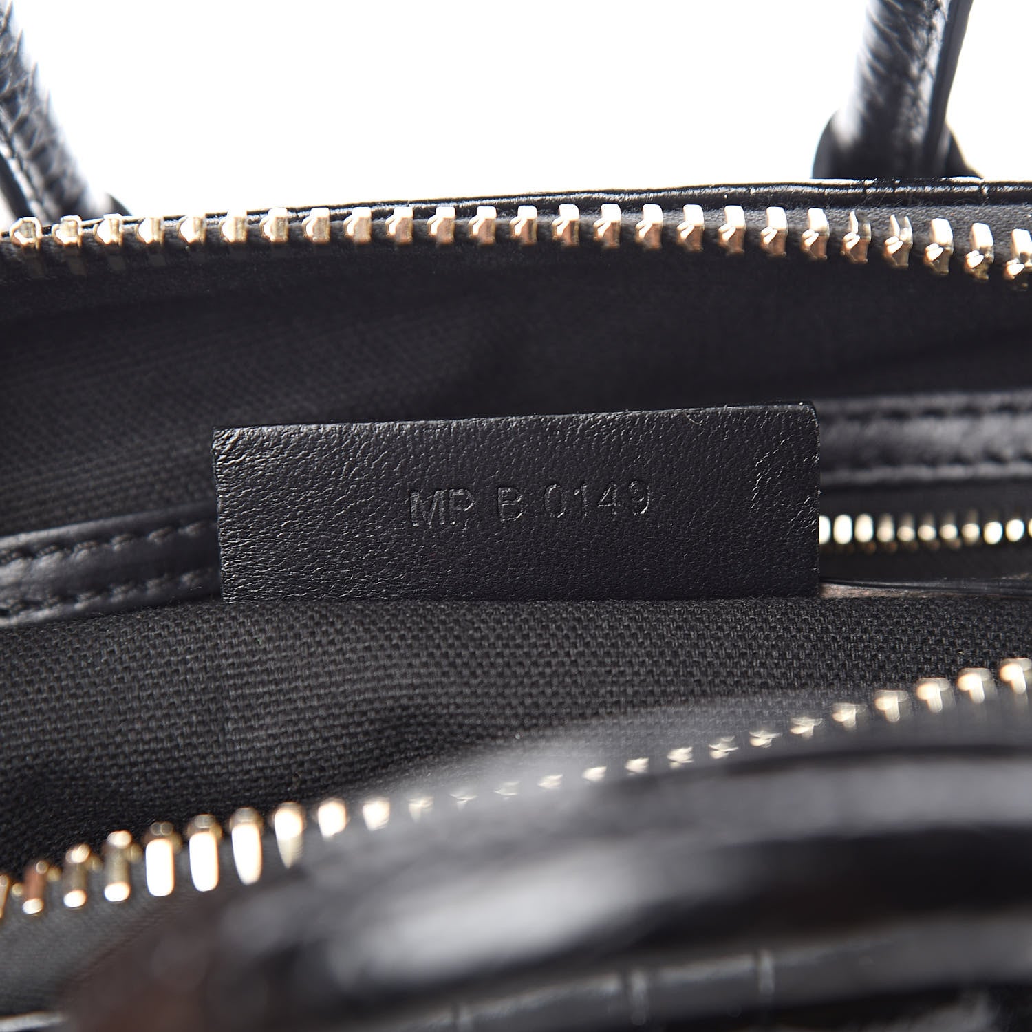 Givenchy Calfskin Crocodile Embossed Mini Antigona Black 7 of 11