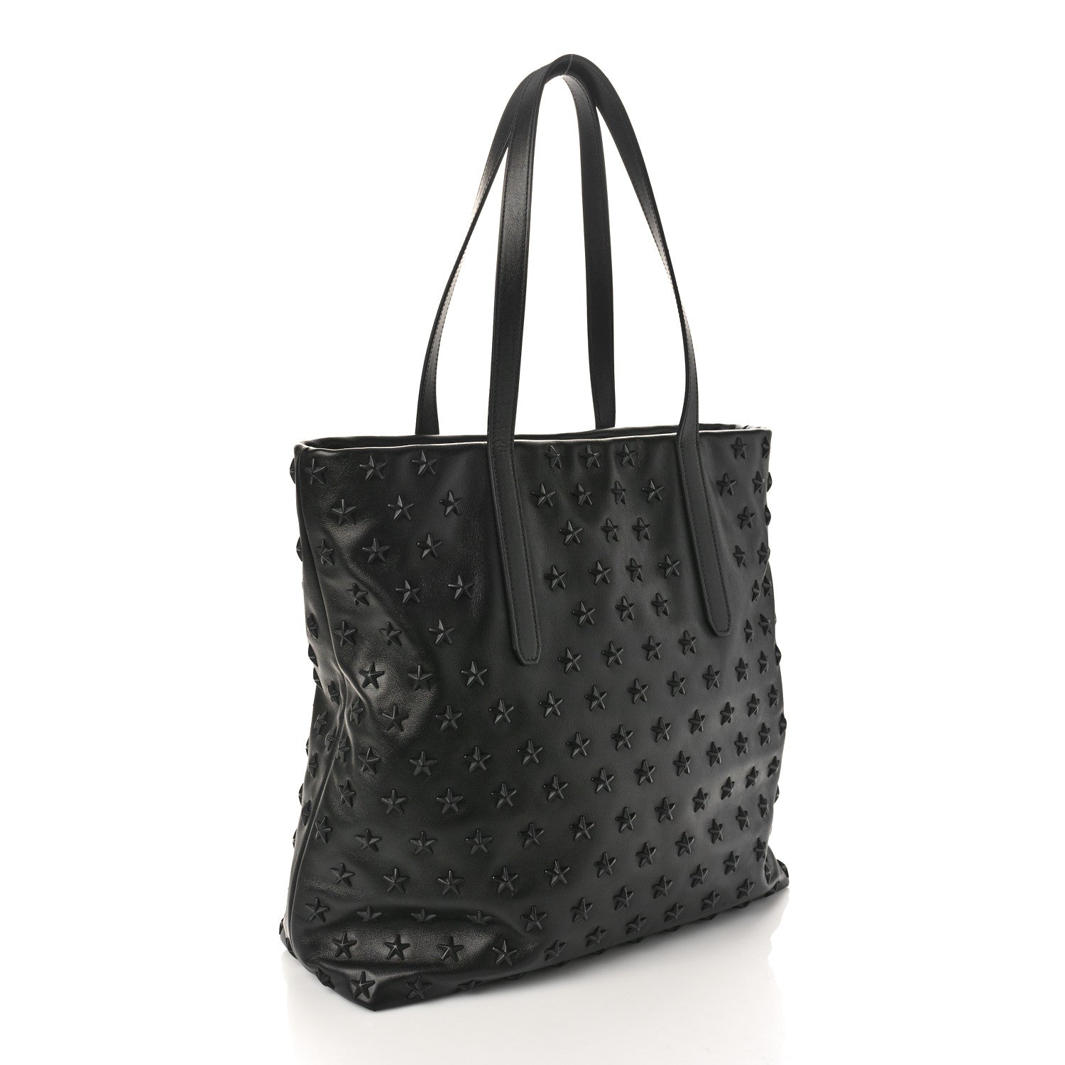 Jimmy Choo Calfskin Stars Pimlico North South Tote Black 3 of 9