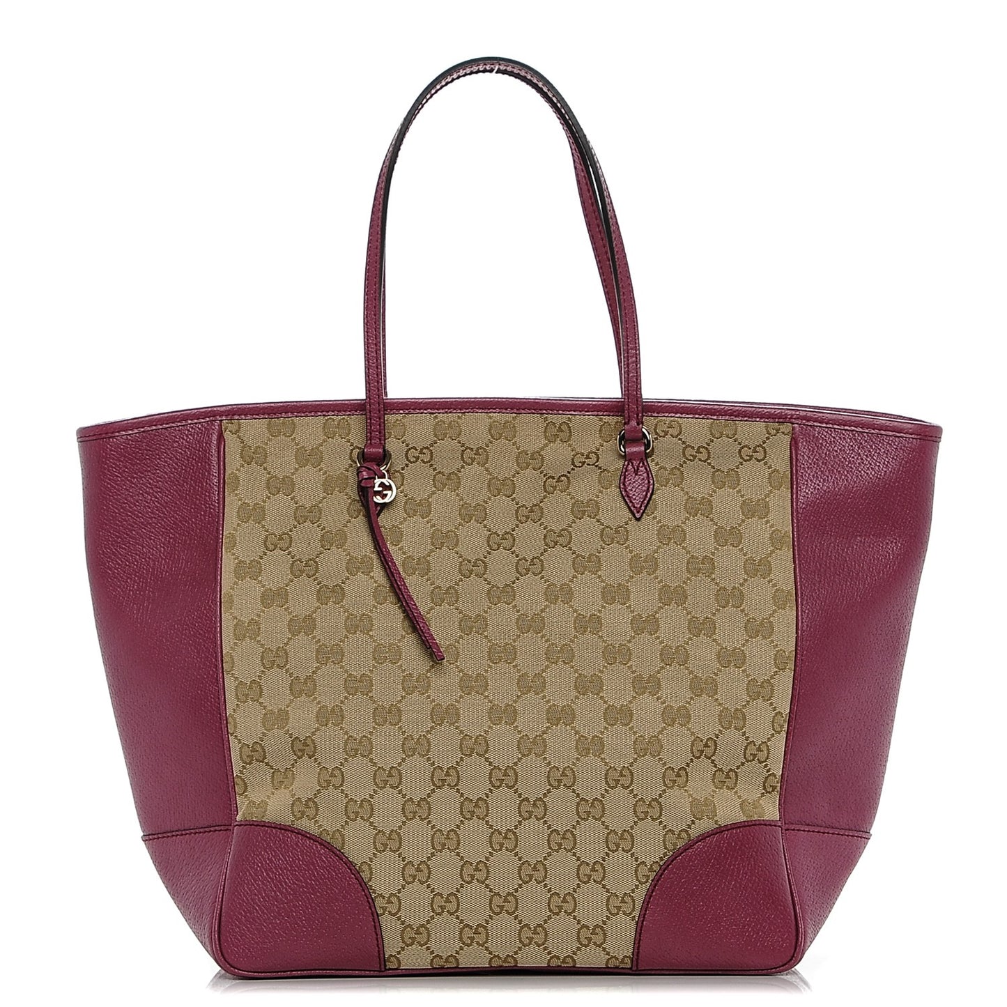 Monogram Textured Calfskin Medium Bree Zippered Tote Beige Ebony Peonia Flower