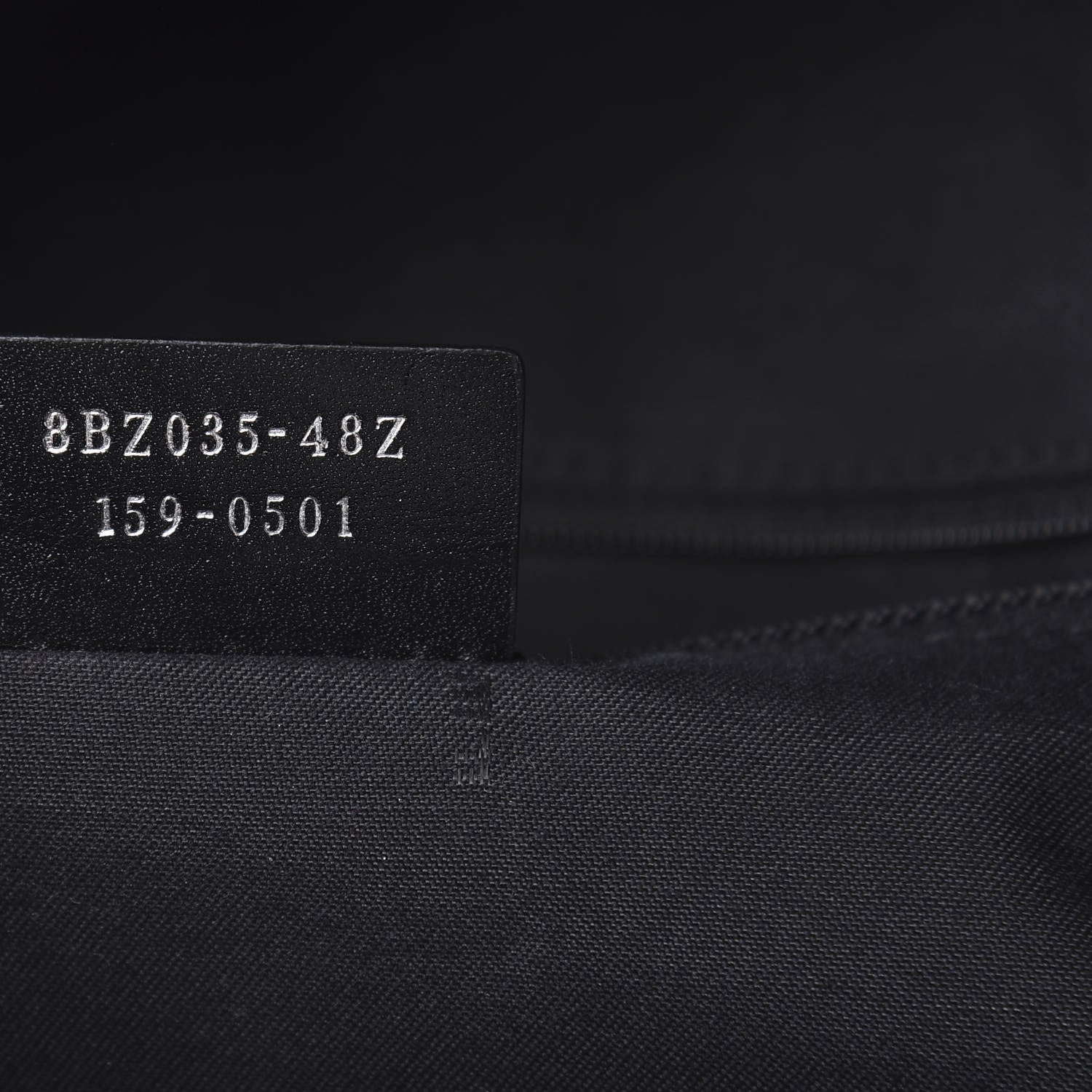 Fendi Nylon Vitello Fox Goat Fur Monster Eyes Backpack Black Multicolor Sky 6 of 11