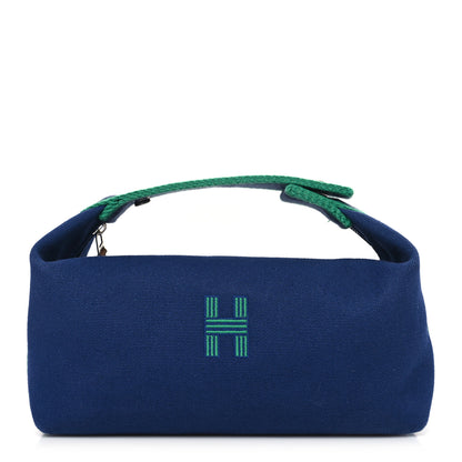 Hermes Canvas Small Bride-A-Brac Pouch Marine 1 of 10