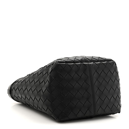 Bottega Veneta Nappa Intrecciato Small Flip Flap Tote Black 4 of 10