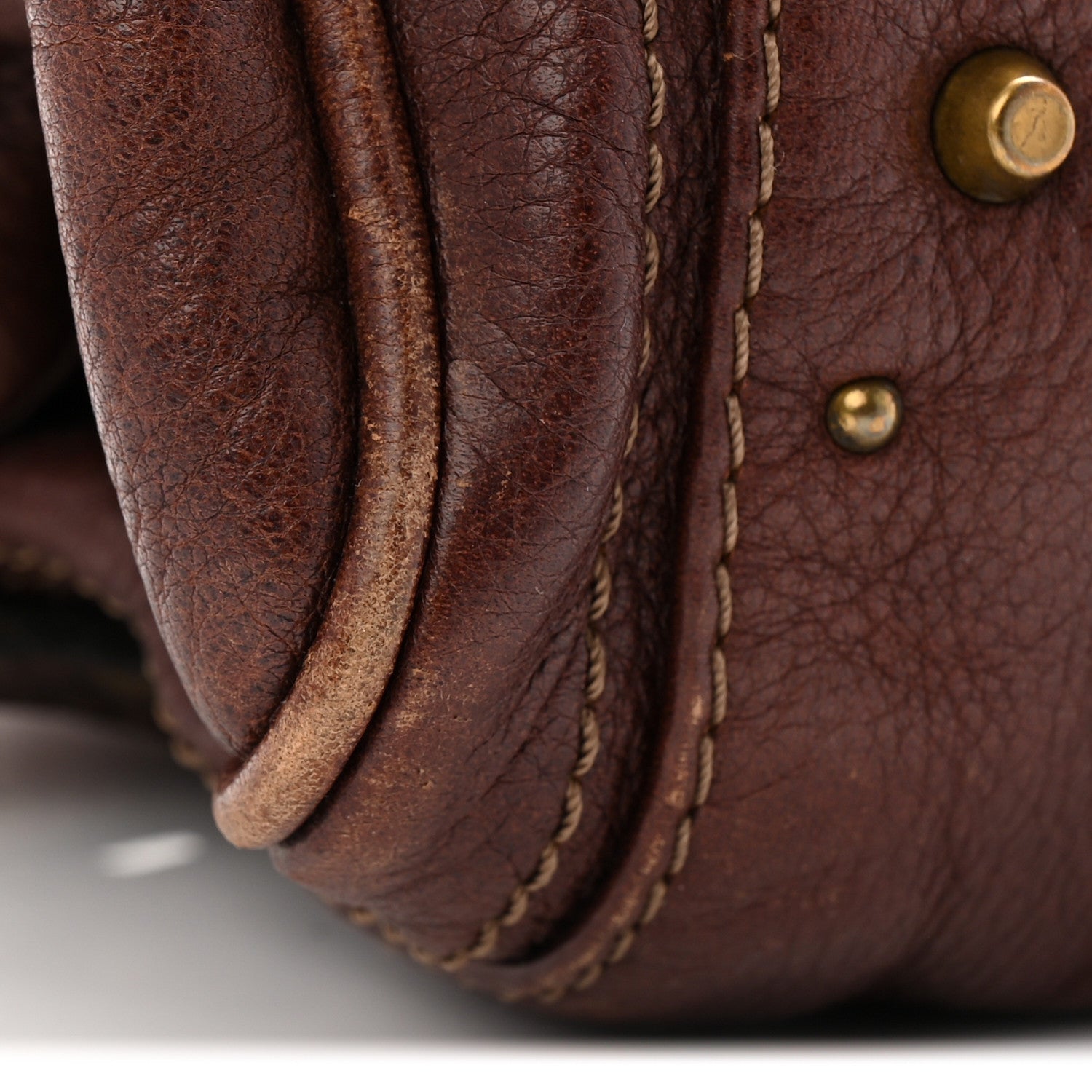 Chloe Calfskin Medium Paddington Satchel Chocolate 1783785