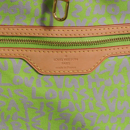 Louis Vuitton Monogram Graffiti Neverfull GM Green 6 of 7