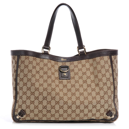 Gucci Monogram Large Abbey Tote Ebony 1 of 7