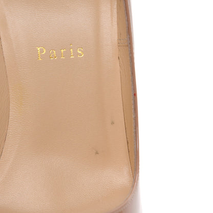 Christian Louboutin Patent So Kate 120 Pumps 38 Nude 9 of 10