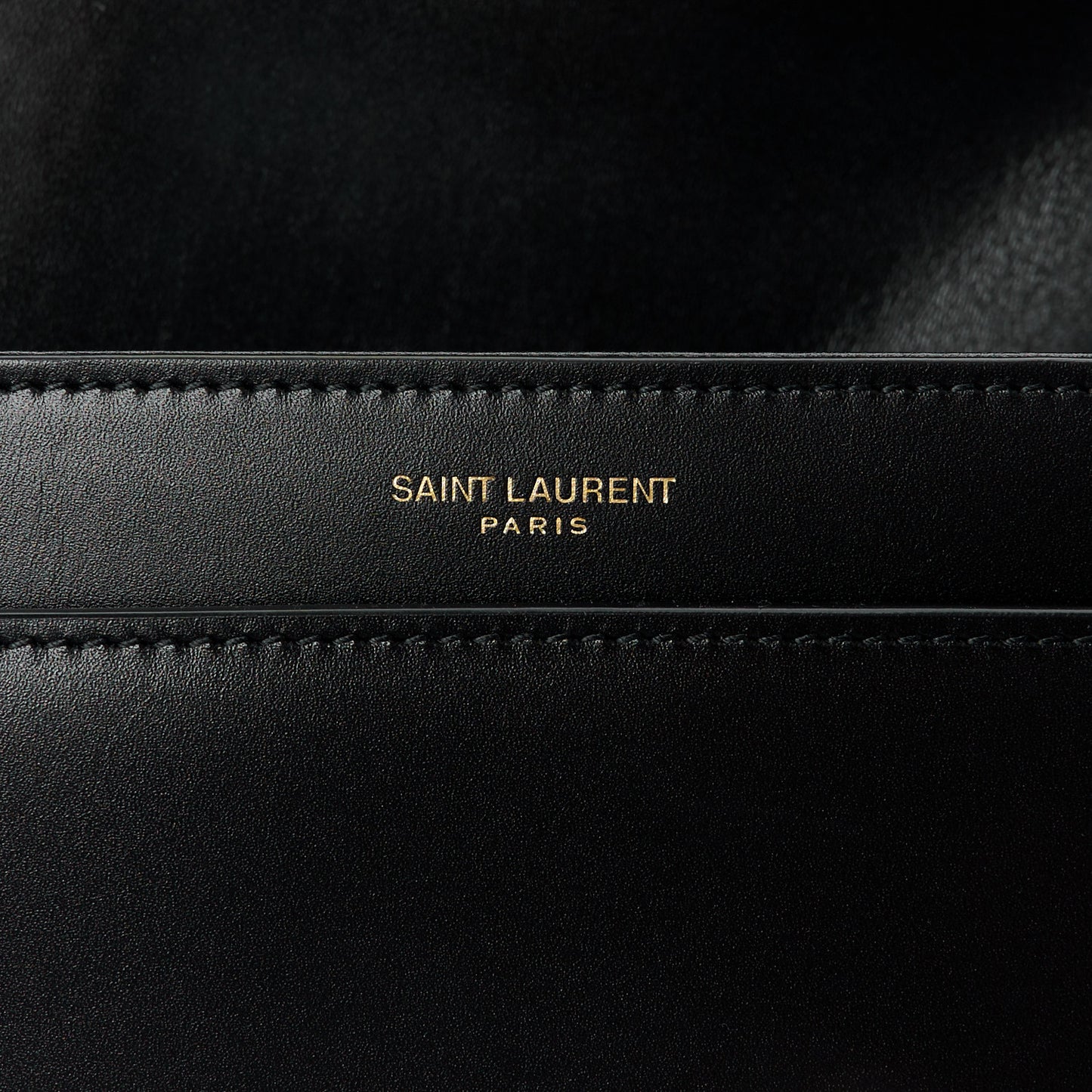 Smooth Calfskin Le Maillon Satchel Black