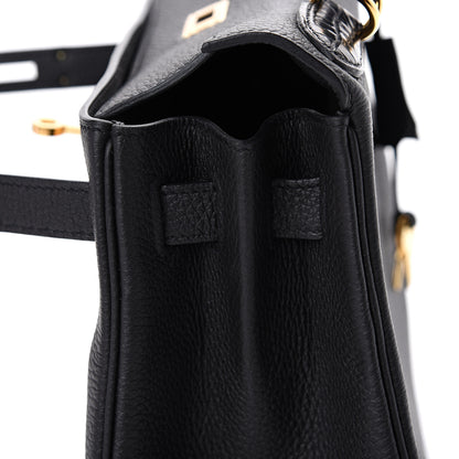 Hermes Togo Matte Alligator Kelly Retourne Touch 28 Black 16 of 38