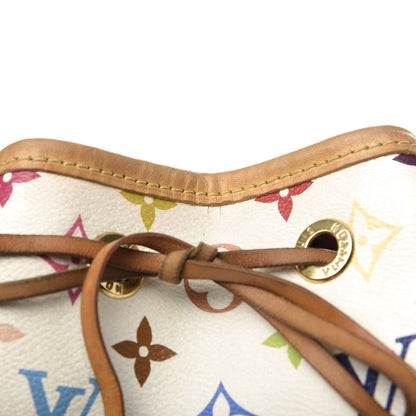Louis Vuitton Monogram Multicolor Petit Noe White 10 of 15