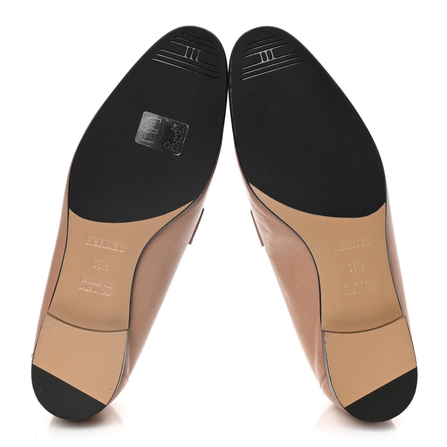 Goatskin Womens Royal Loafers 38.5 Bois De Santal
