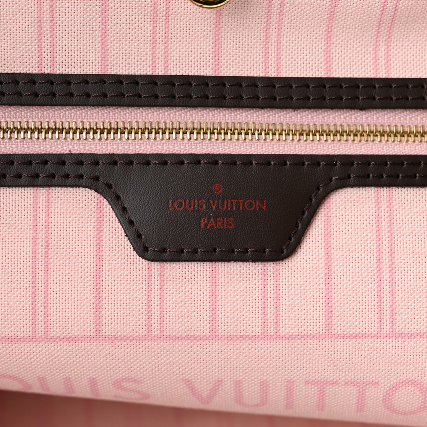 Damier Ebene Neo Neverfull MM Rose Ballerine