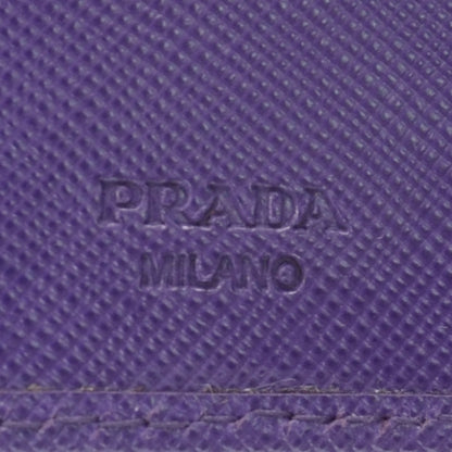Prada Saffiano Compact Wallet Viola 3 of 7