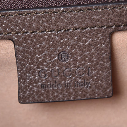Gucci GG Supreme Monogram Web Medium Ophidia Boston Brown 7 of 9