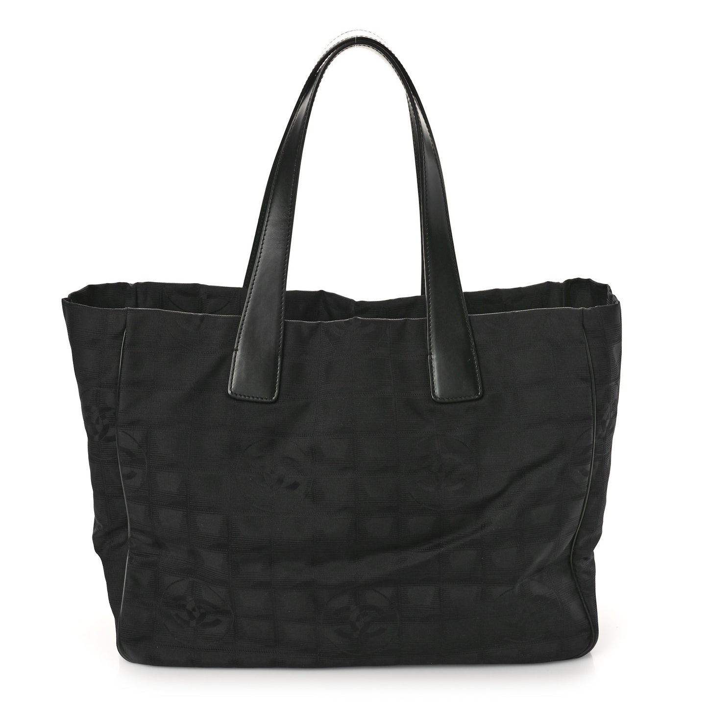 Nylon Medium Travel Tote Black