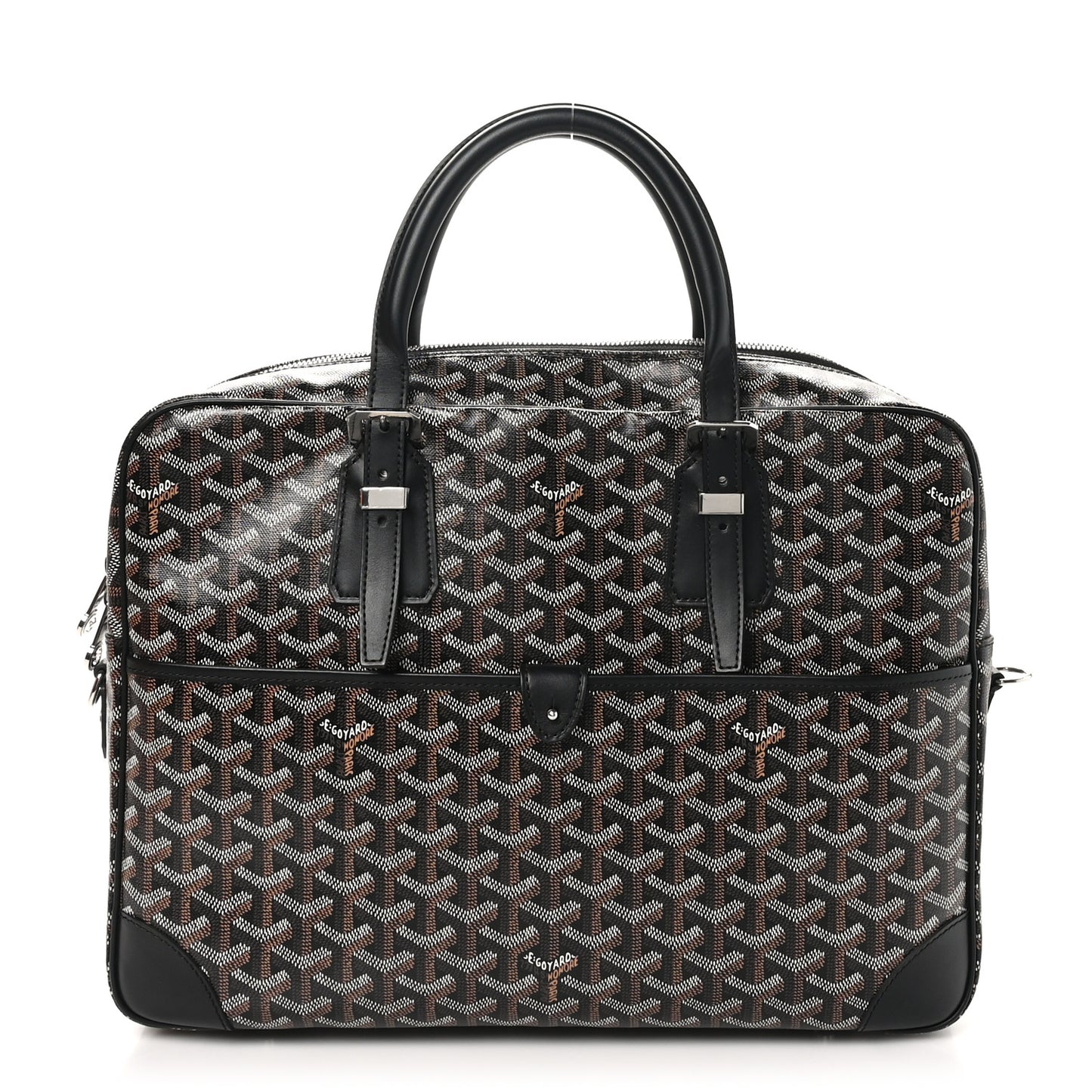 Goyardine Ambassade PM Briefcase Black
