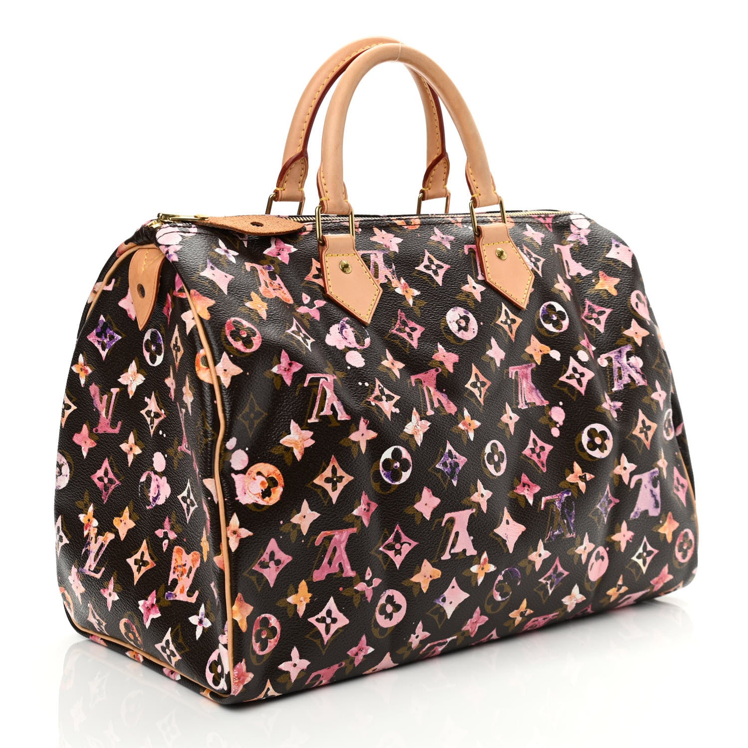 Louis Vuitton Watercolor Aquarelle Speedy 35 Brown 3 of 10