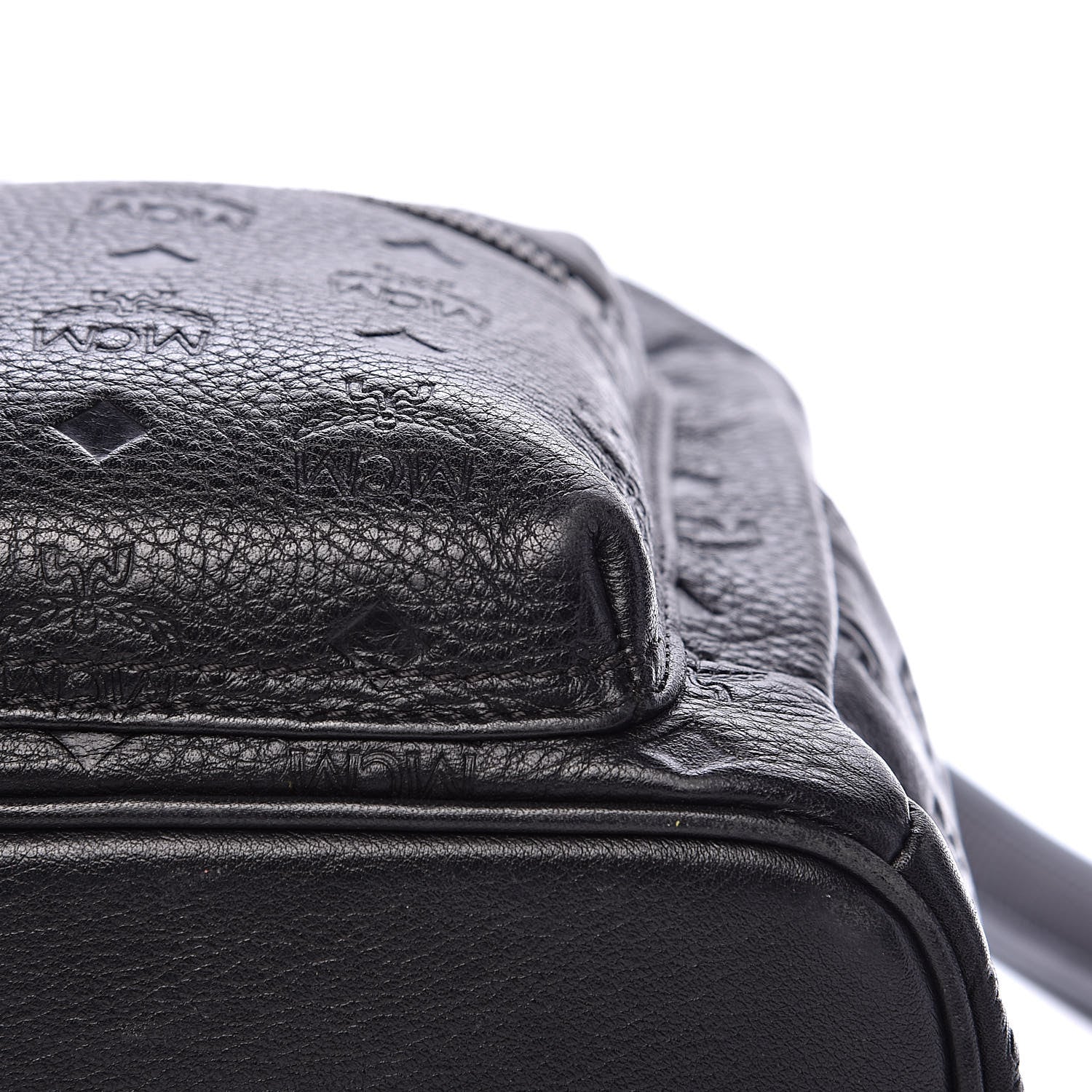 MCM Calfskin Ottomar Small Stark Backpack Black 10 of 12