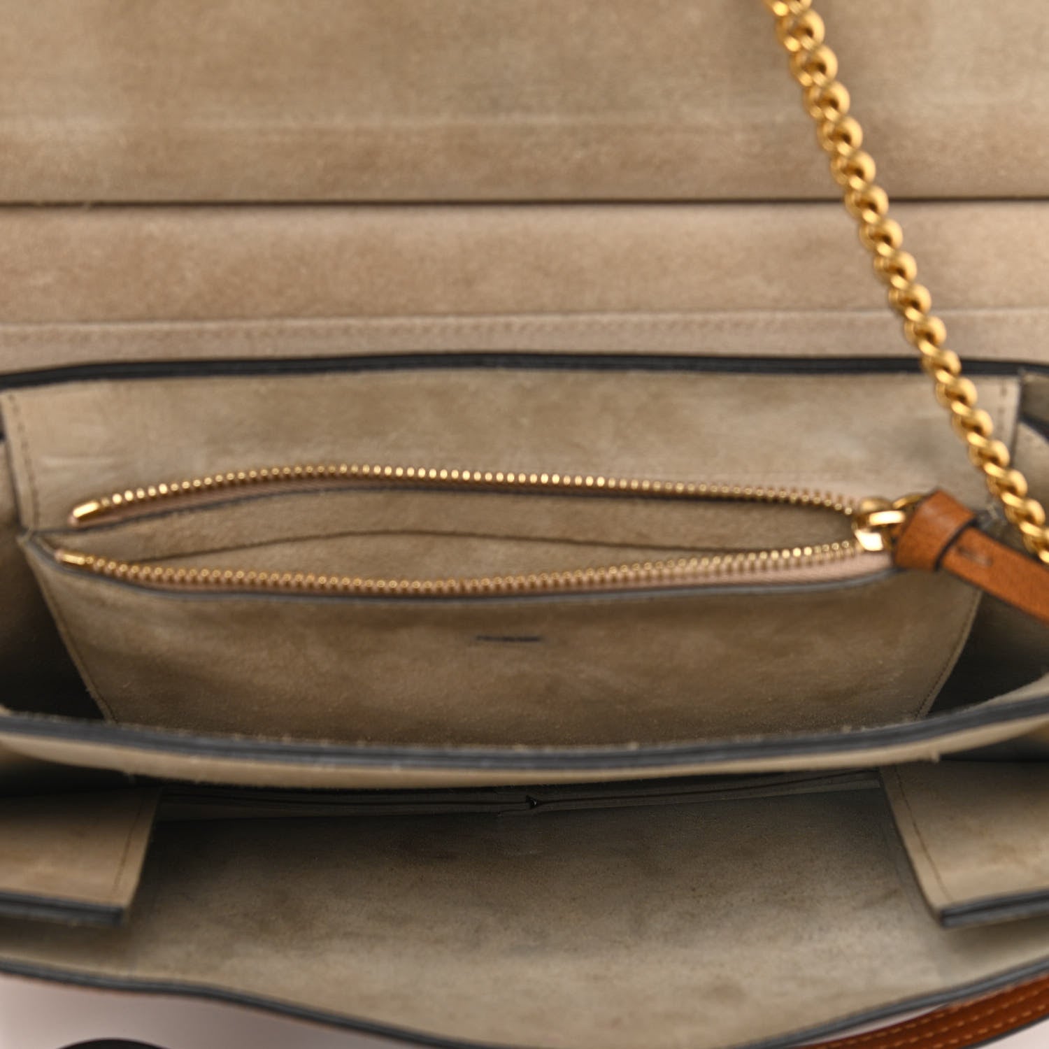 Chloe Goatskin Medium Faye Shoulder Bag Caramel 5 of 14