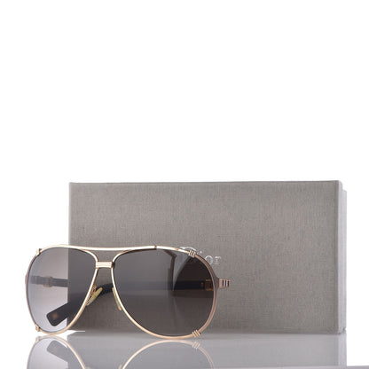 Christian Dior Chicago 2 Aviator Sunglasses Brown 7 of 7