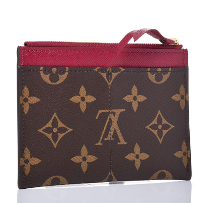Louis Vuitton Monogram Zipped Card Holder Fuchsia 3 of 7
