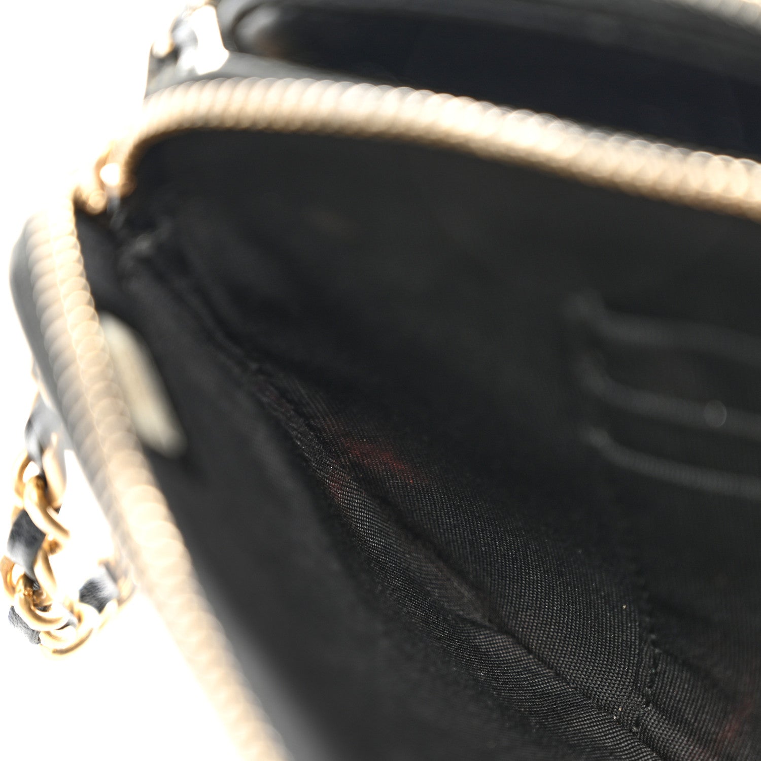 Chanel Caviar Quilted CC Filigree Clutch With Chain Black 13 of 13