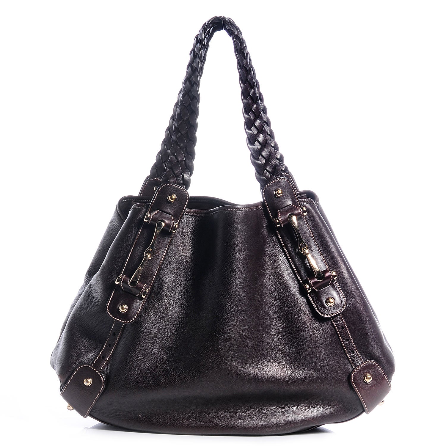 Gucci Calfskin Medium Pelham Shoulder Bag Brown 1 of 10