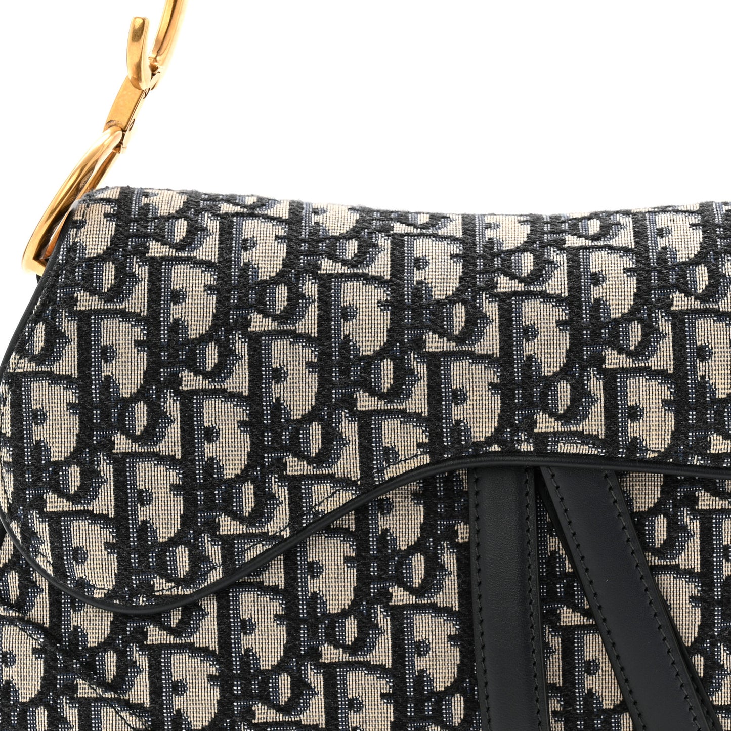 Oblique Saddle Bag Blue