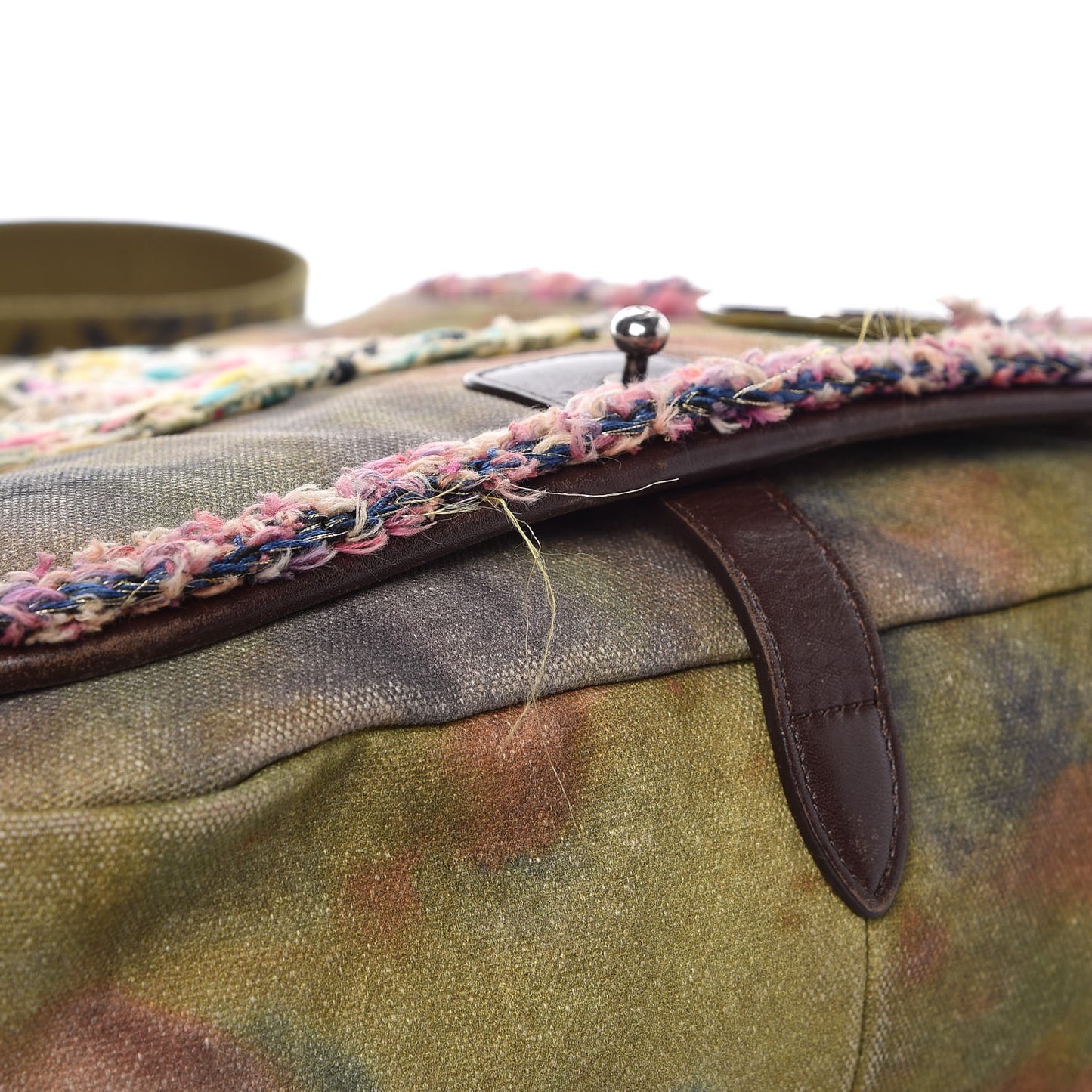 Washed Toile Graffiti On The Pavements Messenger Khaki Multicolor