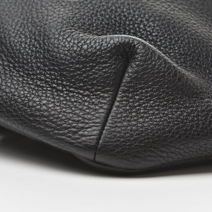 Gucci Grained Calfskin Logo Belt Bag Black 9 of 10