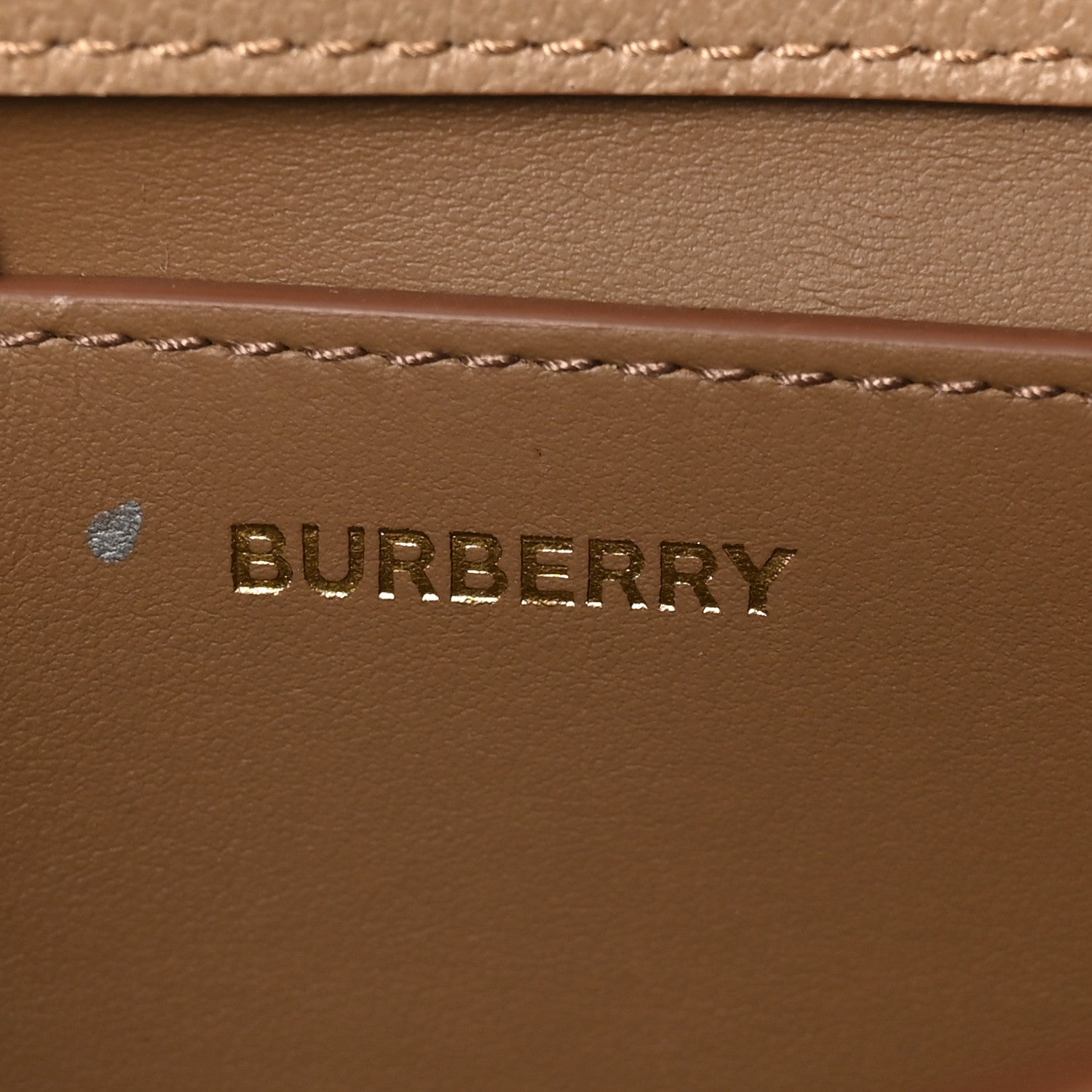 Burberry Grained Calfskin House Check Small Madison Shoulder Bag Chestnut Beige 6 of 9