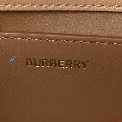Burberry Grained Calfskin House Check Small Madison Shoulder Bag Chestnut Beige 6 of 9