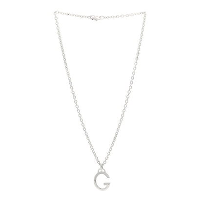 Gucci Sterling Silver G Pendant Necklace 3 of 6