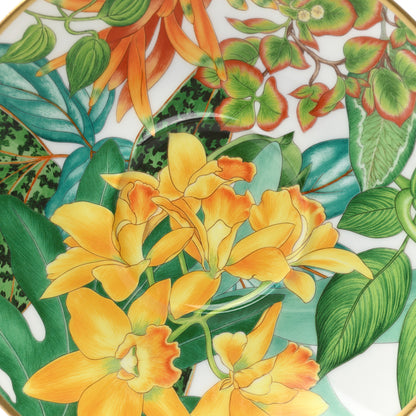 Hermes Porcelain Passifolia Tea Cup And Saucer Set Of 2 8 of 9