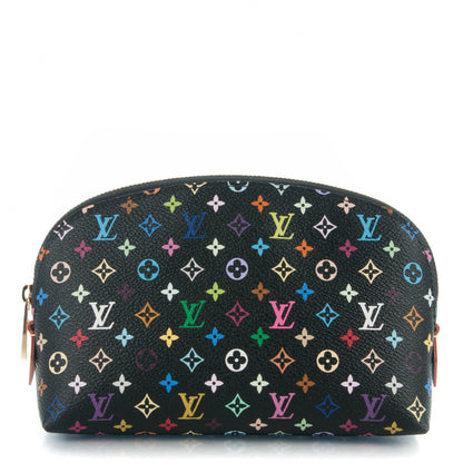 Louis Vuitton Monogram Multicolor Cosmetic Pouch Black Grenade 1 of 6