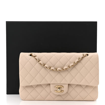 Chanel Caviar Quilted Medium Double Flap Light Beige 11 of 11