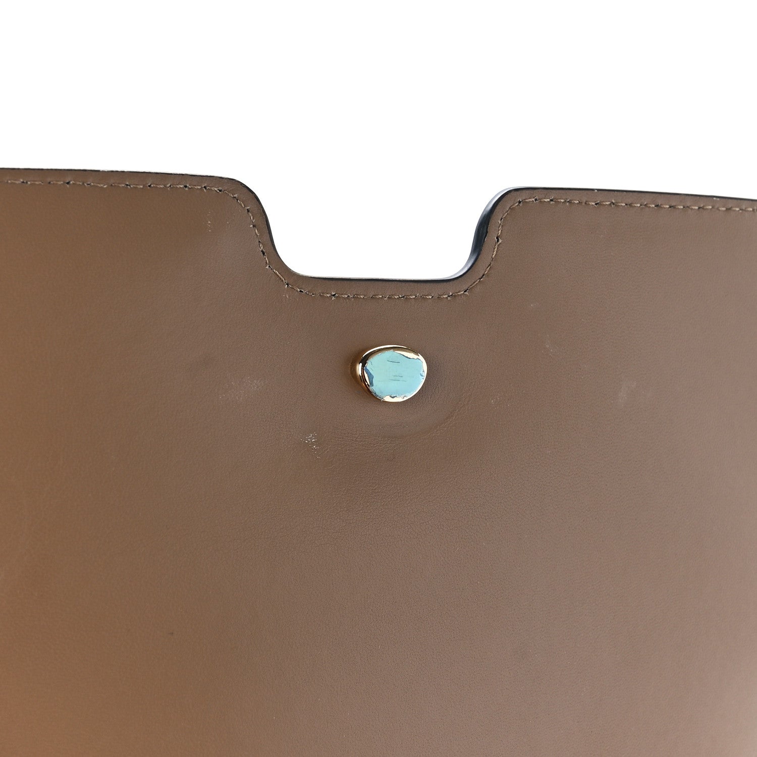Burberry Calfskin Small TB Envelope Clutch Bag Malt Brown 11 of 11
