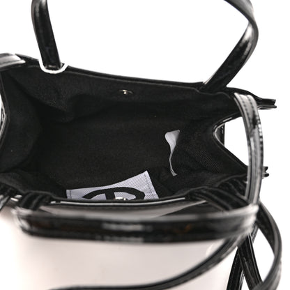 Telfar Patent Vegan Leather Small Shopping Bag Black 5 of 8