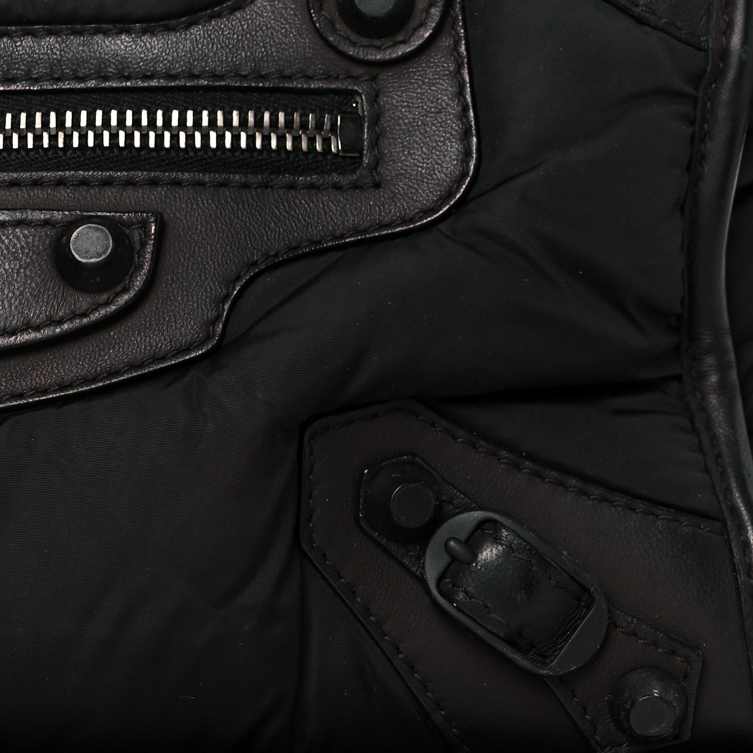 Balenciaga Nylon Agneau Classic Hardware Mini City Black 9 of 11