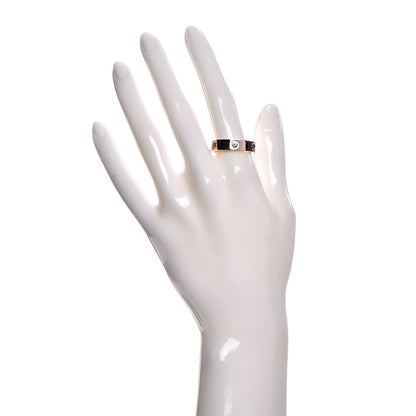 Cartier 18K Pink Gold Sapphire Garnet Amethyst 5.5mm LOVE Ring 60 9 2 of 6