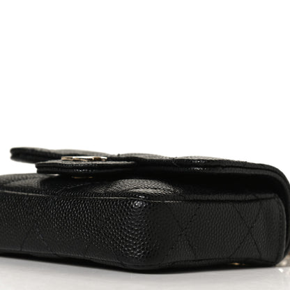 Chanel Caviar Quilted Mini Chain Belt Bag Black 11 of 12