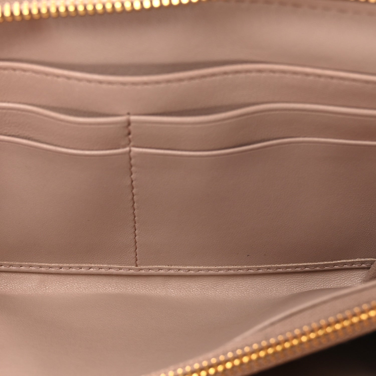 Miu Miu Matelasse Zip Around Wallet Cammeo 5 of 7